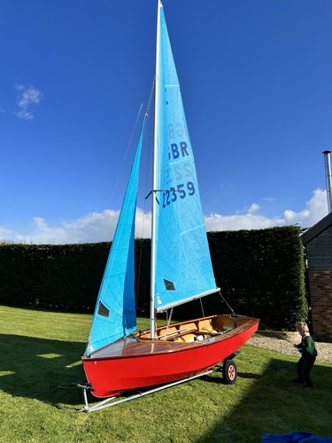 Enterprise sailing dinghy - sailing,