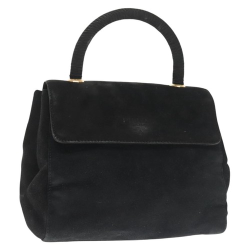 Prada hand bag suede black - prada,