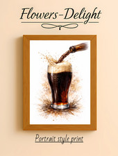GUINNESS SPLATTER   A4 PRINT