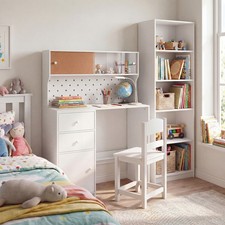 Kids Desk and Chair Set Wooden