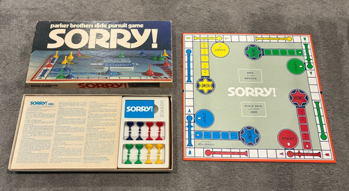 Vintage sorry board game 1972 - game,