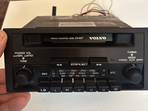 Vintage volvo cassette - vintage, radio
