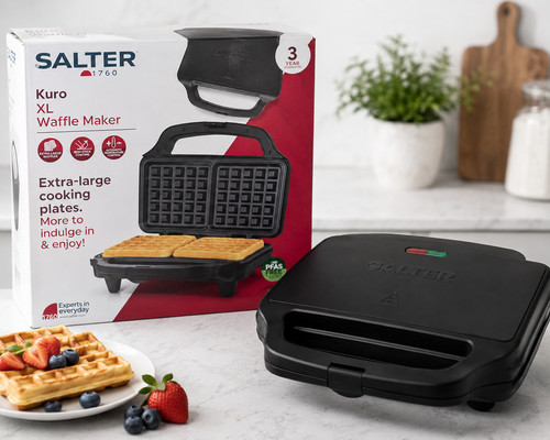 Salter kuro waffle maker - xl,