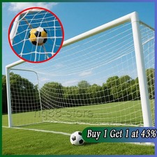 White Football Goal Nets