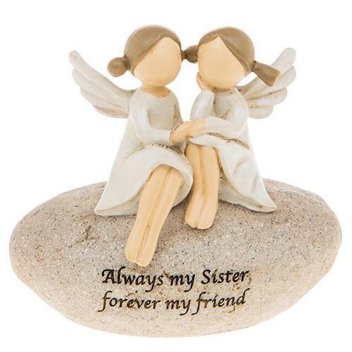 Angel stones figurine sister - angel,