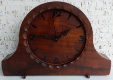 Vintage Wood Mantel Clock