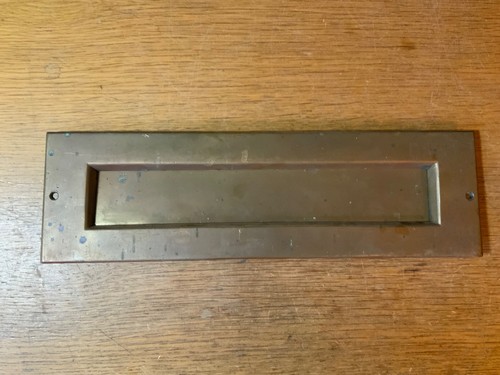 Large vintage brass letter - brass,
