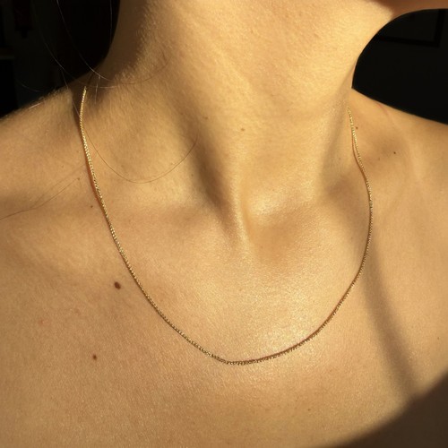 Solid 18ct yellow gold spiga - solid,