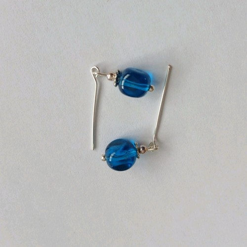 Doll earrings vintage 8mm - earrings,