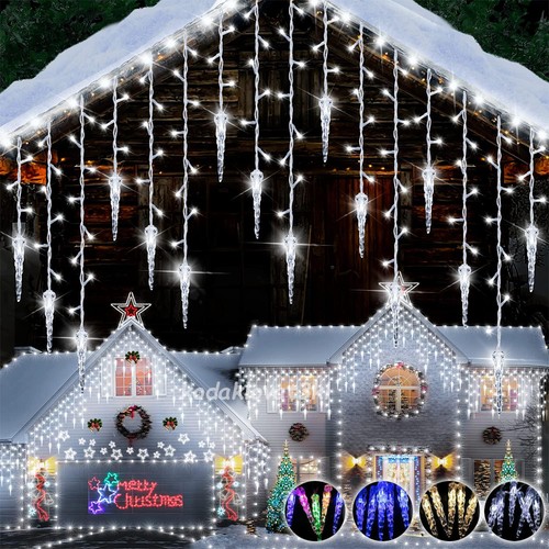 Led icicle outdoor christmas - outdoor,