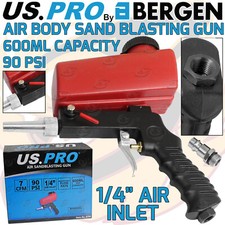US PRO Air Sandblasting Gun Hand Held Sand Blaster Portable Shot Media Blasting