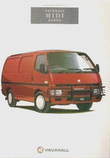 Vauxhall Bedford Midi 1993 UK Market Sales Brochure Van Estate Merit SWB LWB