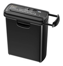 Bonsaii S123-A Paper Shredder  6-Sheet Strip-Cut Paper Shredder Home & Office 
