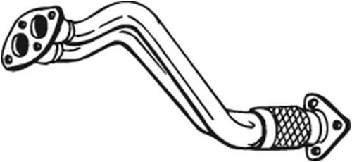 Exhaust pipe fits audi b5 - pipe, fits: