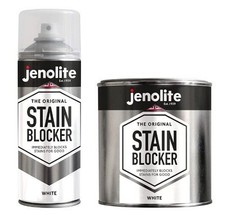 Jenolite Damp Seal Stain Block Paint Home Decorating Primer White - 400ml