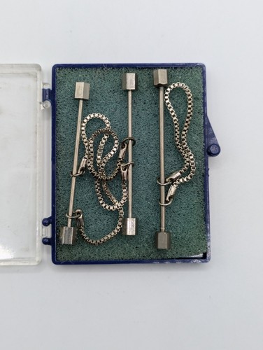 Vintage 3pc collar bar - 3pc, w/