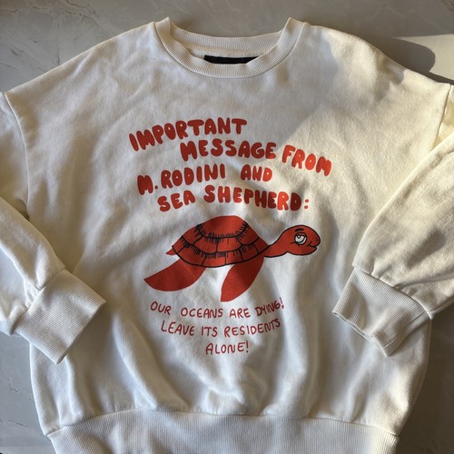 Mini rodini cream sweatshirt - rodini,