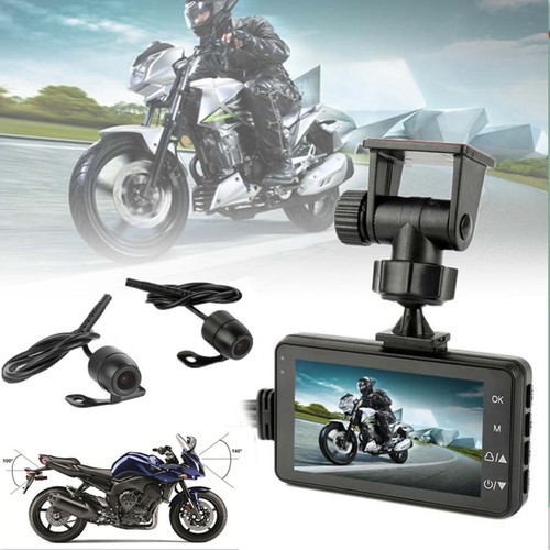 Lcd dual camera motorcycle - 3'',