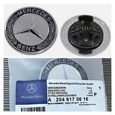 New Mercedes Benz Wreath Flat Bonnet Badge Emblem  57mm UK seller 🇬🇧
