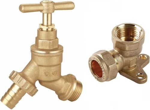 Outdoor garden tap - tap, union