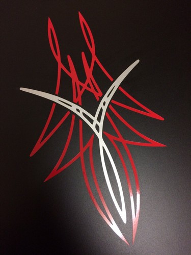 Pinstripe design stickers - design,