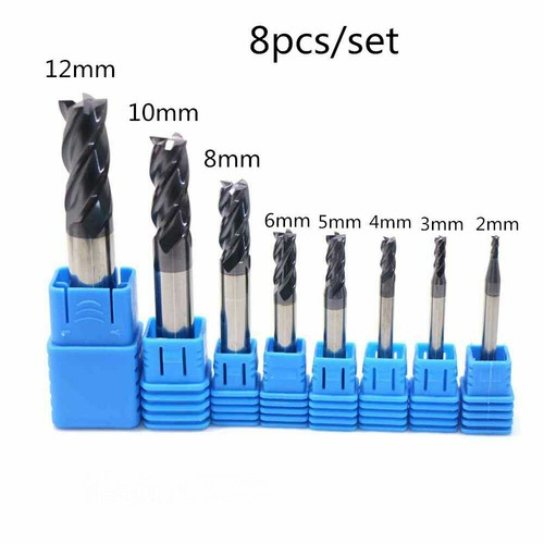 New 8pc 4flutes tungsten - new,