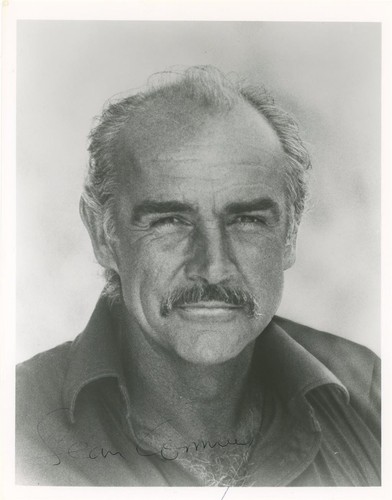 Sean connery signed vintage - connery-signed,