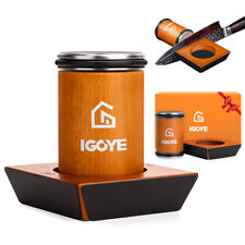 Diamond Rolling Sharpening Knife Sharpener Tool 4 Adjustable Angle Magnetic Base