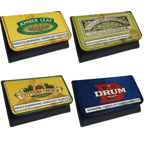 Personalised tobacco pouch - personalised,