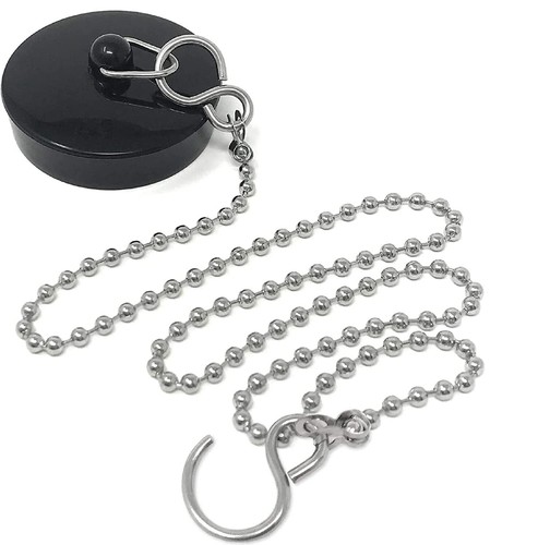Black rubber 45mm bath - black,