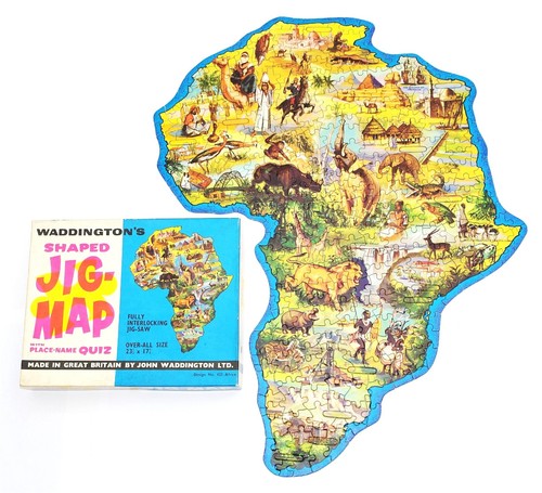 Waddington jig map jigsaw - waddington's,