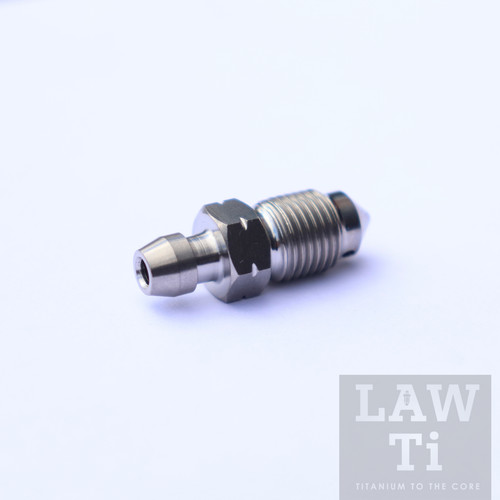 Titanium bleed nipple - bleed, screw