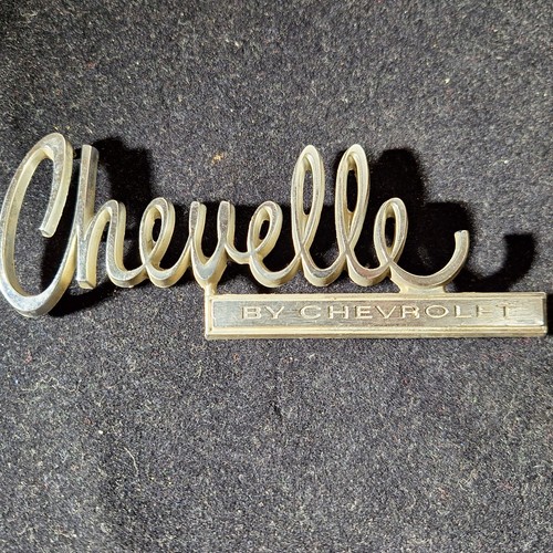 Vintage metal chevelle by - chevelle,