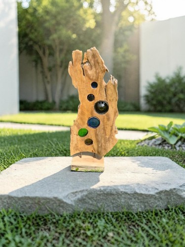 Reclaimed teak and - teak, glass