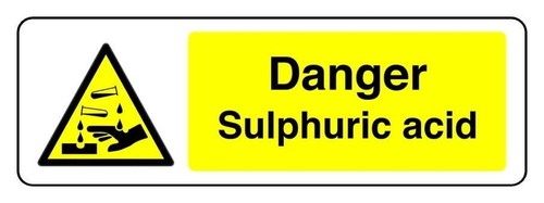 Danger sulphuric acid - danger,