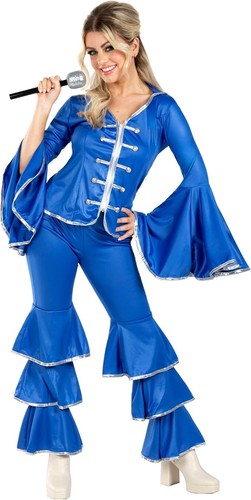Women 1970s blue - 1970s, dancing