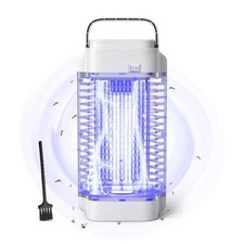 Electric Mosquito Lamp Killer Zapper 4200V Waterproof Coverage 80m² Cord 1.8M