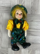 Vintage Porcelain Clown Doll -