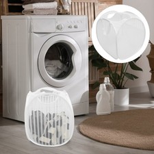  Foldable Laundry Hamper Dirty Baskets Large Wicker Small with Lid
