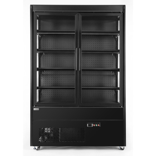 Double door multideck glass - door,