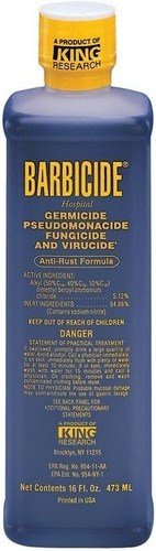 Barbicide disinfectant - barbicide,