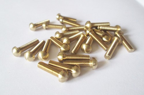 Brass round head - round,