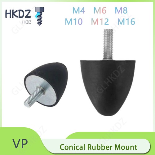 Conical rubber mount bumper - conical,