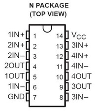 Quad Norton Op-Amp LM3900N