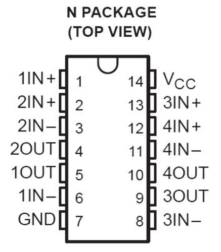 Quad norton amp lm3900n - quad,