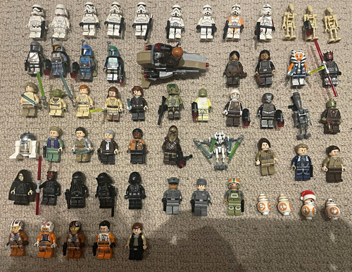 Lego star wars minifigure lot - star,