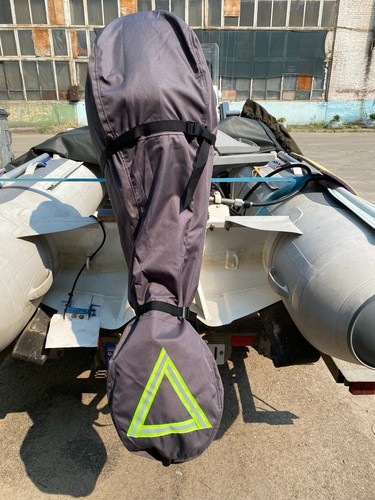 Outboard motor stay storage - stay-on,