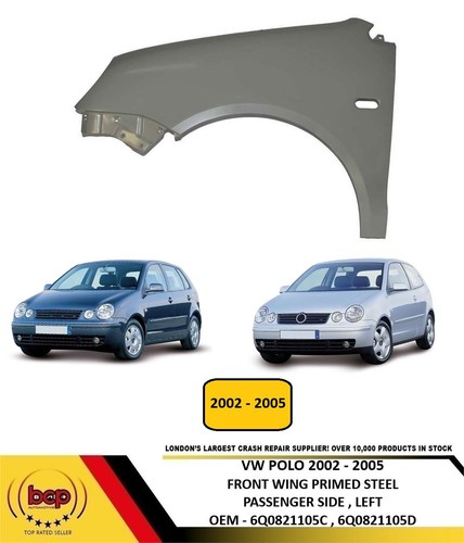 Polo 2002 2005 front wing - -,
