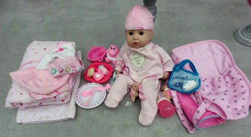 Baby annabell doll with - baby,