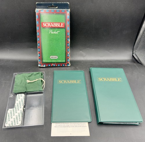Pocket scrabble travel game - travel,